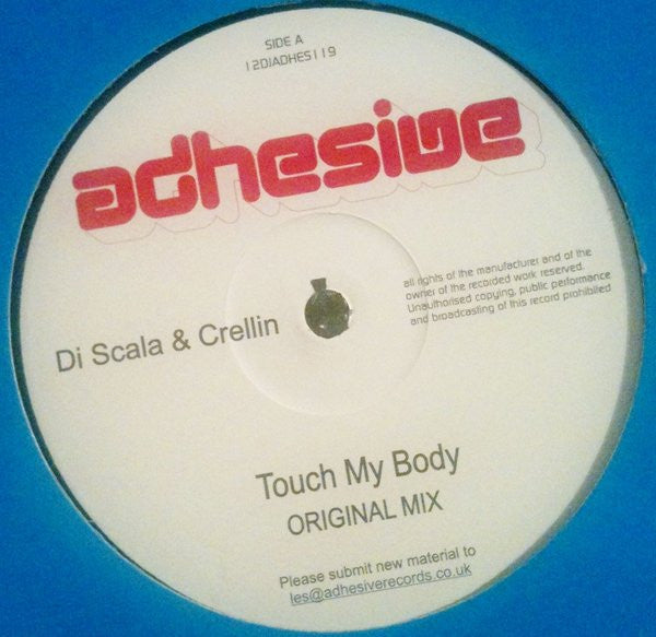 Mike Di Scala & Crellin : Touch My Body (2x12", Promo)