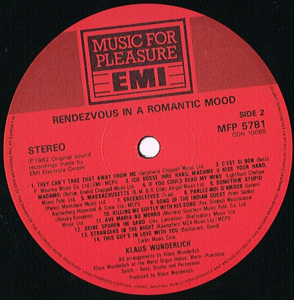 Klaus Wunderlich : In A Romantic Mood (LP)