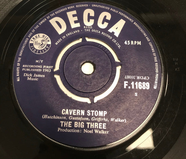 The Big Three : By The Way (7", Single, Dic)