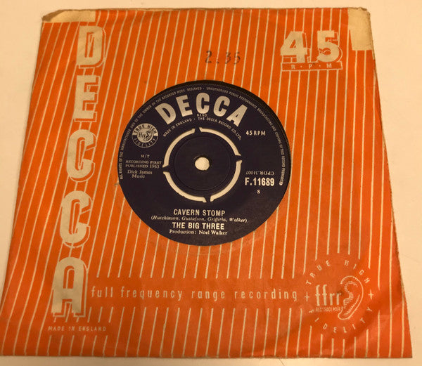 The Big Three : By The Way (7", Single, Dic)