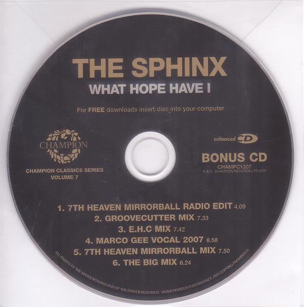 Sphinx : What Hope Have I (12", Single, Ltd + CD, Enh, Bon)