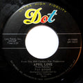 Pat Boone : April Love (7", Single, Ind)