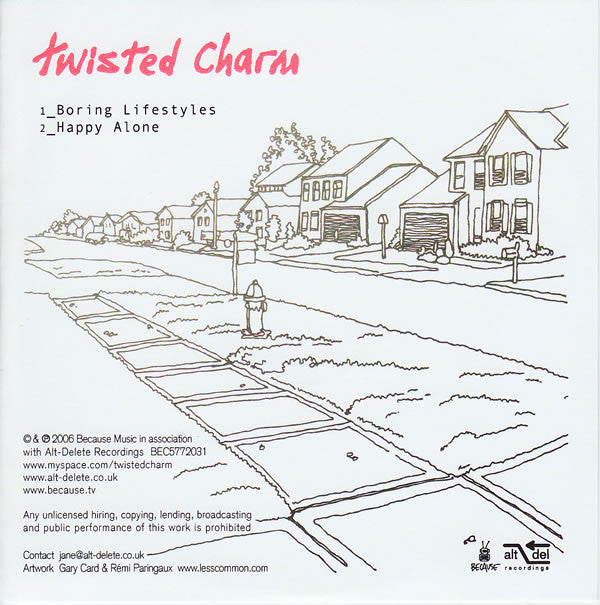 Twisted Charm : Boring Lifestyles (CD, Single, Enh, Promo)