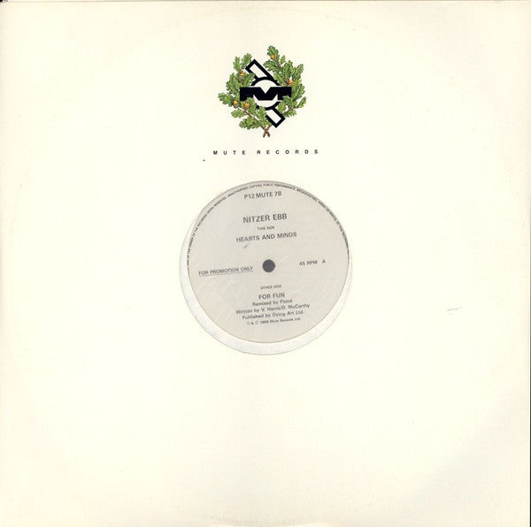 Nitzer Ebb : Hearts And Minds (12", Promo)
