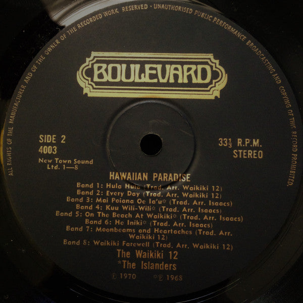The Islanders (2) & The Waikiki 12 : Hawaiian Paradise - Volume 1 (LP, Album)