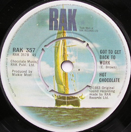 Hot Chocolate : What Kinda Boy You're Lookin' For (Girl) (7", Single, Kno)