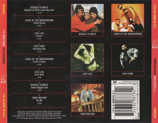 Various : Pendulum Flava: Good Lickin' Vol. 1 (CD, Comp)