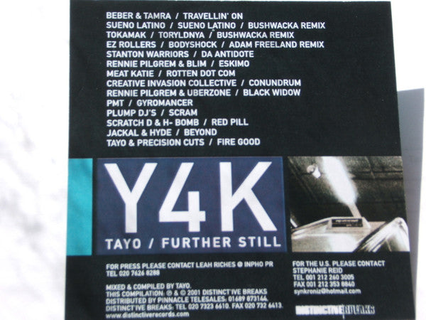 Tayo : Y4K / Further Still (CDr, Comp, Mixed, Promo)
