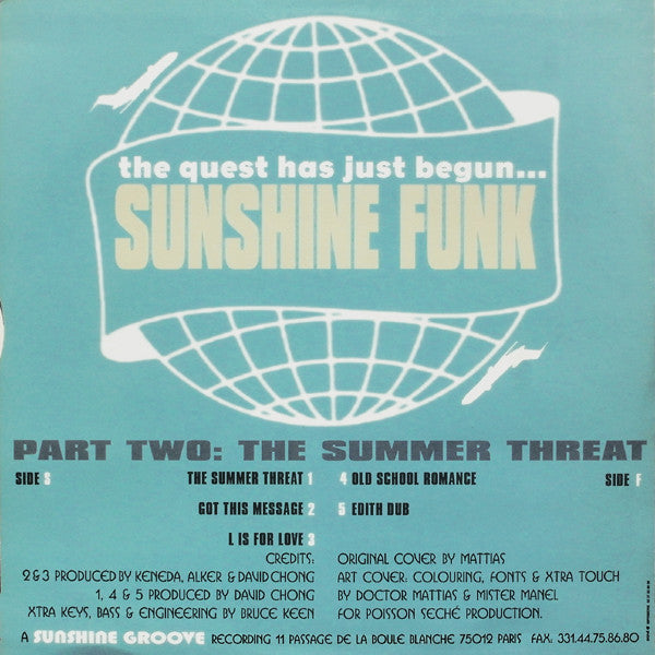 Sunshine Funk Featuring Keneda : Part Two: The Summer Threat (12")
