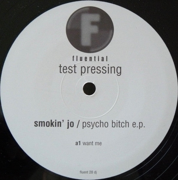 Smokin' Jo : Psycho Bitch EP (12", TP)