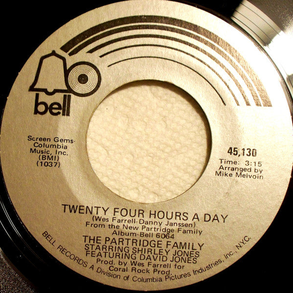 The Partridge Family : I Woke Up In Love This Morning / Twenty-Four Hours A Day (7", Single, Mon)