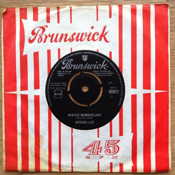 Brenda Lee : Christmas Will Be Just Another Lonely Day (7", Single)