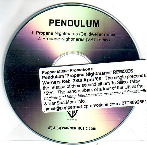 Pendulum (3) : Propane Nightmares (CDr, Advance)