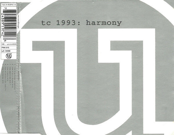 TC 1993 : Harmony (CD, Single)