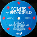 Solaris Vs Daniel Bedingfield : Friday (12")