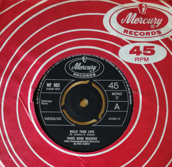 Three Good Reasons : Build Your Love (7", Single, Mono)