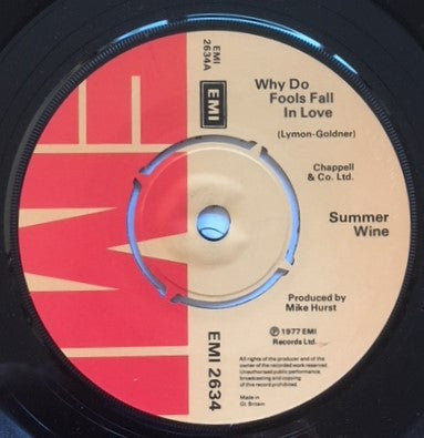 Summer Wine : Why Do Fools Fall In Love (7", Single)