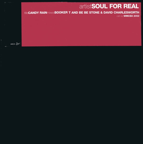 Soul For Real : Candy Rain (12", Promo)