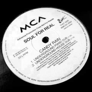 Soul For Real : Candy Rain (12", Promo)