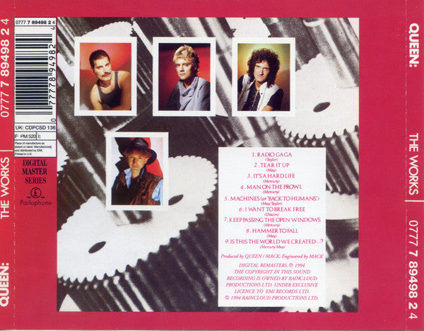 Queen : The Works (CD, Album, RE, RM)