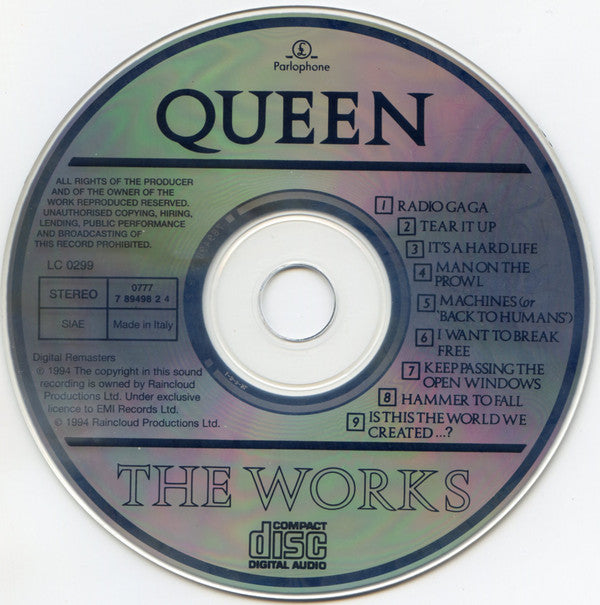 Queen : The Works (CD, Album, RE, RM)