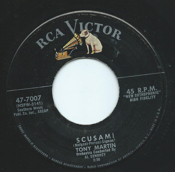 Tony Martin (3) : Scusami / At Last (7")
