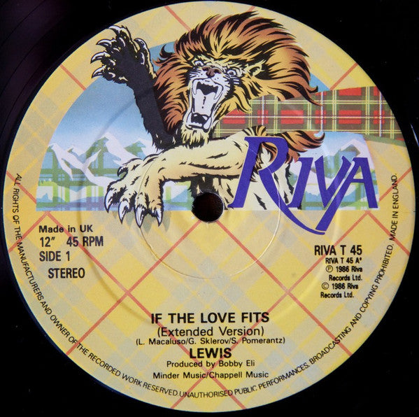 Lewis Sisters : If The Love Fits / Can't Wait Another Minute (12")