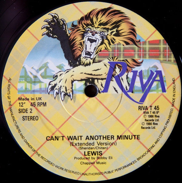 Lewis Sisters : If The Love Fits / Can't Wait Another Minute (12")