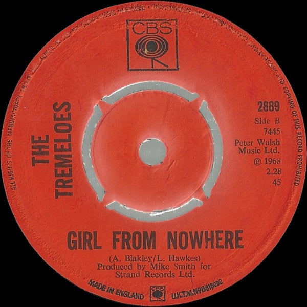 The Tremeloes : Helule Helule (7", Single)