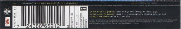 Vengaboys : We Like To Party! (The Vengabus) (CD, Single, CD2)