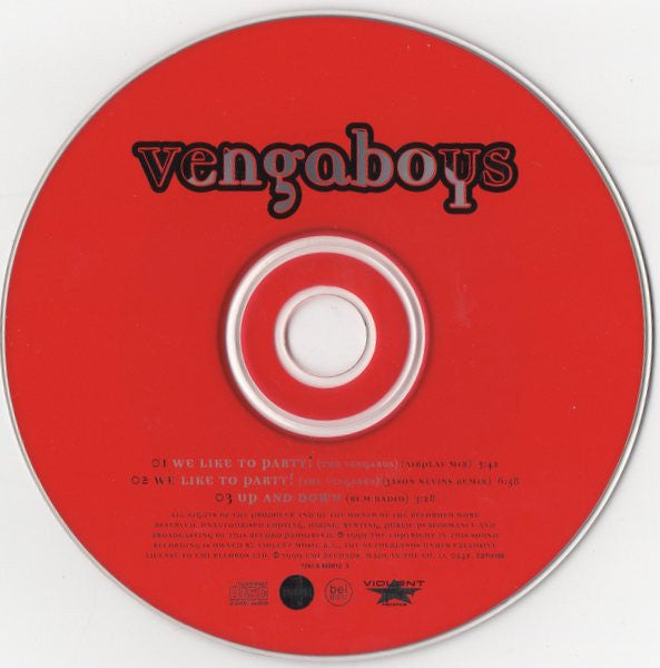 Vengaboys : We Like To Party! (The Vengabus) (CD, Single, CD2)