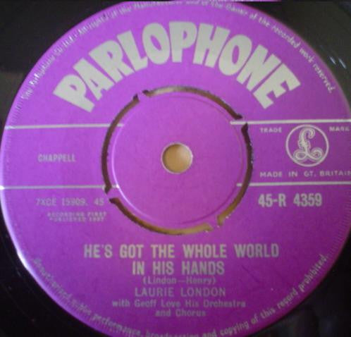 Laurie London : He's Got The Whole World In His Hands / The Cradle Rock (7")