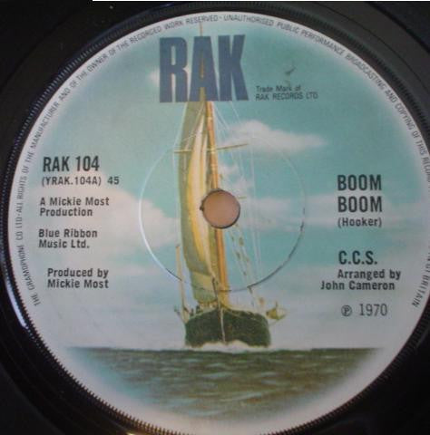 CCS : Boom Boom / Whole Lotta Love (7", Sol)