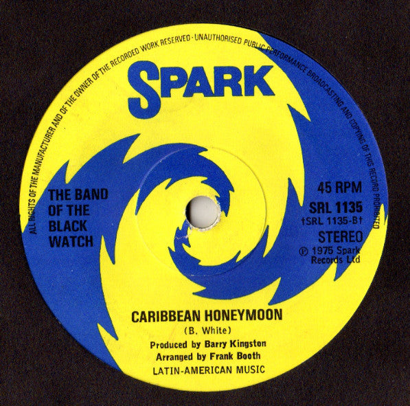 The Band Of The Black Watch : Dance Of The Cuckoos (The "Laurel & Hardy" Theme) (7", Single, Sol)