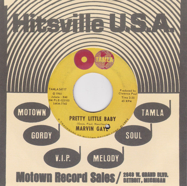 Marvin Gaye : Pretty Little Baby (7", Single, Ind)