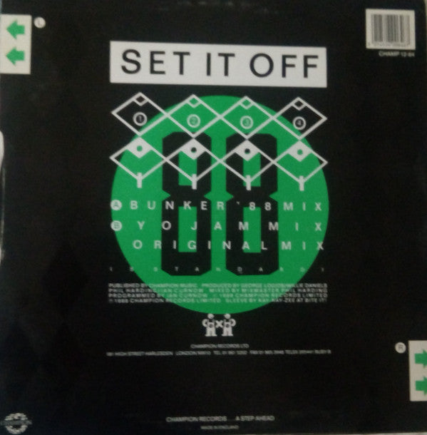 Harlequin Four's / Bunker Kru : Set It Off (Bunker '88 Mix) (12")