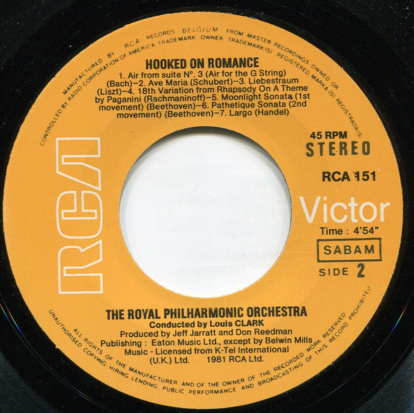 Royal Philharmonic Orchestra : Hooked On A Can Can (7")