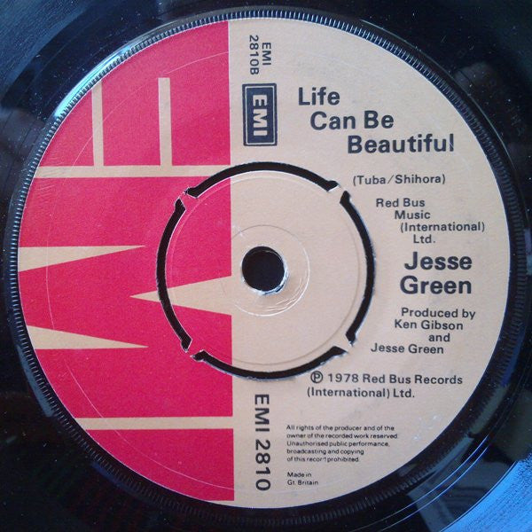 Jesse Green : Disco Crazy (7")