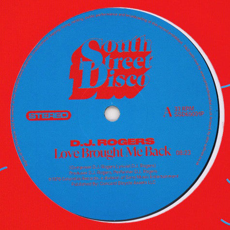 D. J. Rogers : Love Brought Me Back (12")