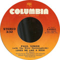 Paul Simon With The Dixie Hummingbirds : Loves Me Like A Rock (7", Single, Styrene)