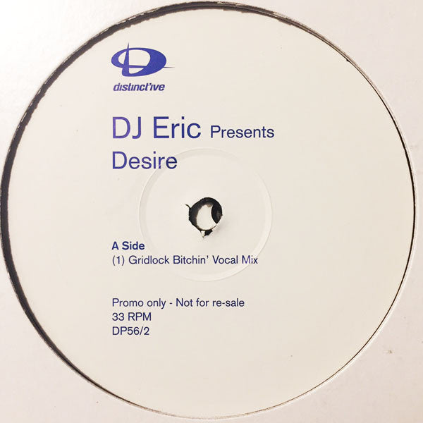 DJ Eric : Desire (2x12", Promo)