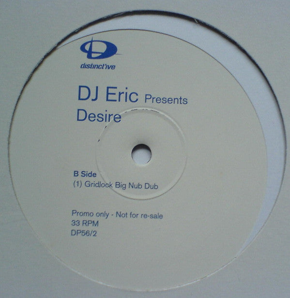 DJ Eric : Desire (2x12", Promo)