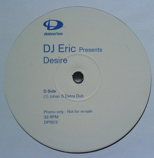 DJ Eric : Desire (2x12", Promo)