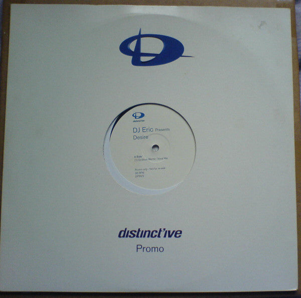DJ Eric : Desire (2x12", Promo)