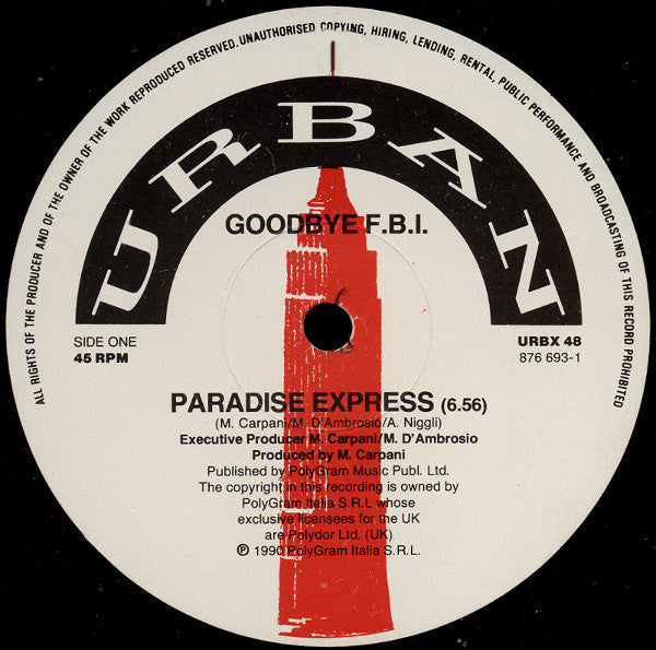 Good Bye FBI : Paradise Express (12")