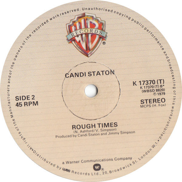 Candi Staton : When You Wake Up Tomorrow (12")