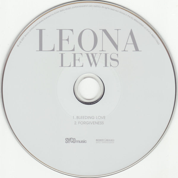 Leona Lewis : Bleeding Love (CD, Single, EDC)