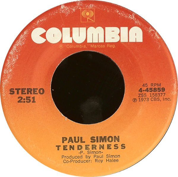 Paul Simon : Kodachrome / Tenderness (7", Single, Styrene, Pit)