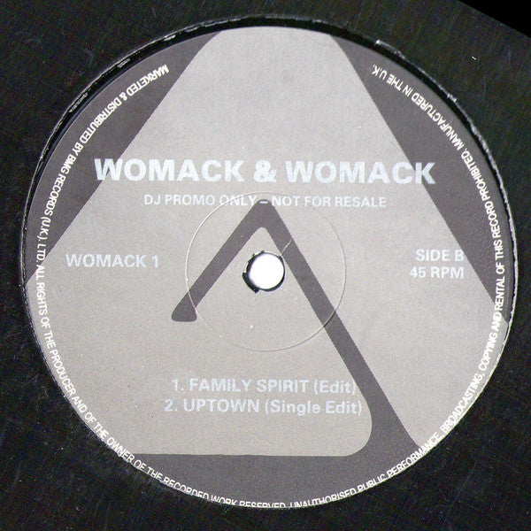 Womack & Womack : Uptown (Remix) (12", Promo)