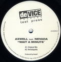 Axwell Feat. Nevada (16) : Wait A Minute (12", TP)